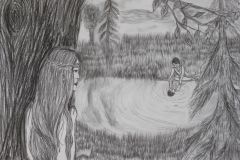 Echo-ja-Narkissos.-Susi.-Natalii-Roobas-7.-kl-2019